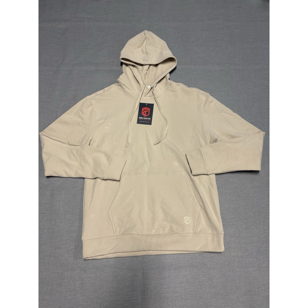 Born Primitive Unmatched Hoodie In Pumice Beige Mens Medium Pullover Classic NWT